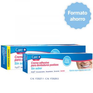 Crema adhesiva para dentaduras Sin sabor