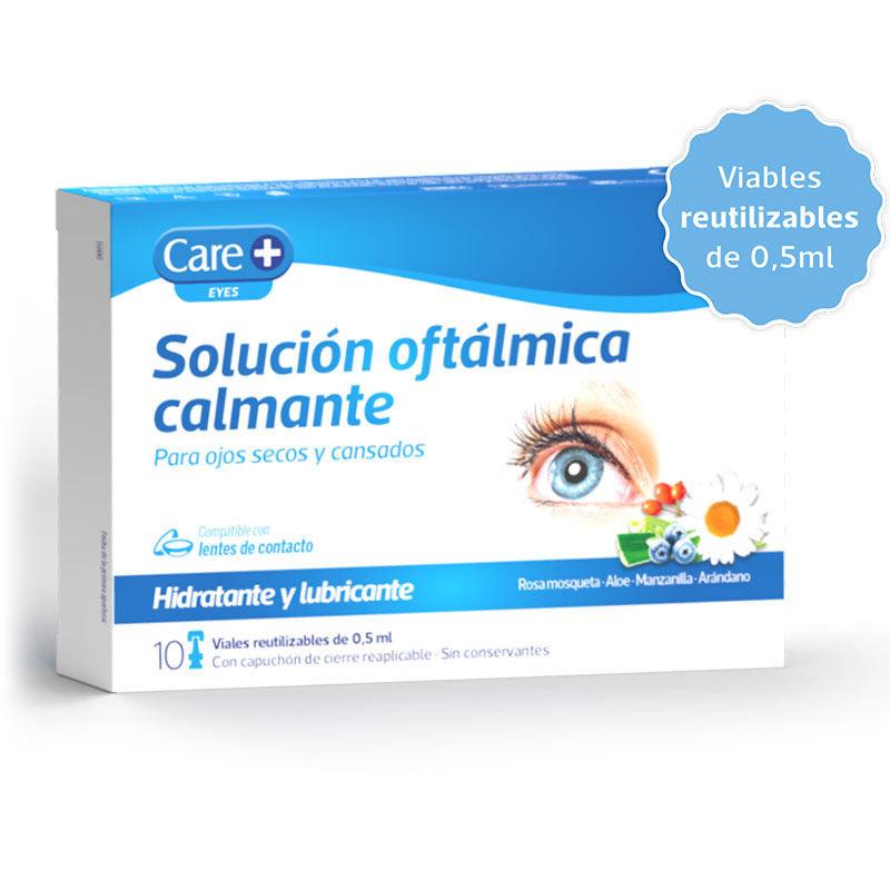 Solución oftálmica calmante